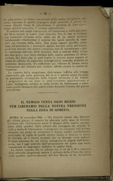 Il diario della nostra guerra : bollettini ufficiali dell'esercito e della marina